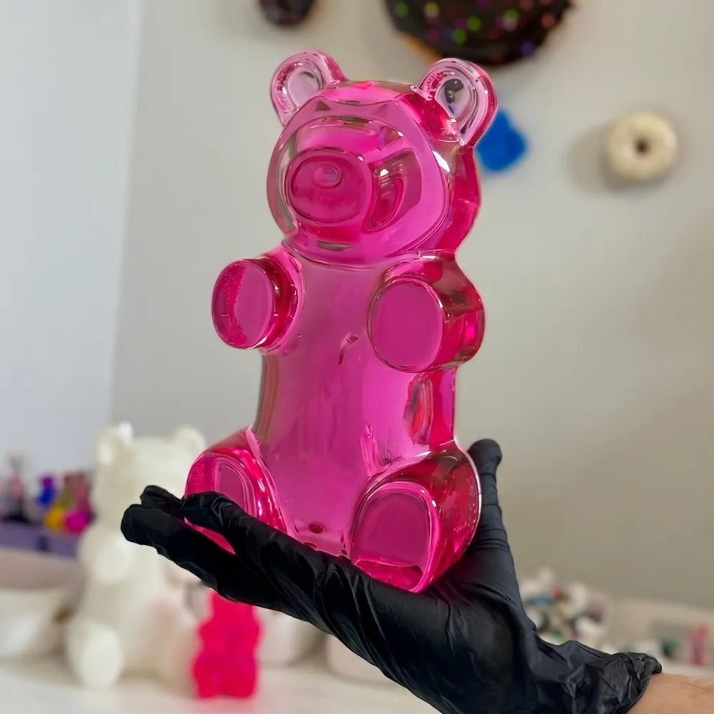 Oso de gominola gigante en resina - Chromara Studio