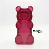 Vue arrière de l’ourson en gomme géant, finition polie à la main