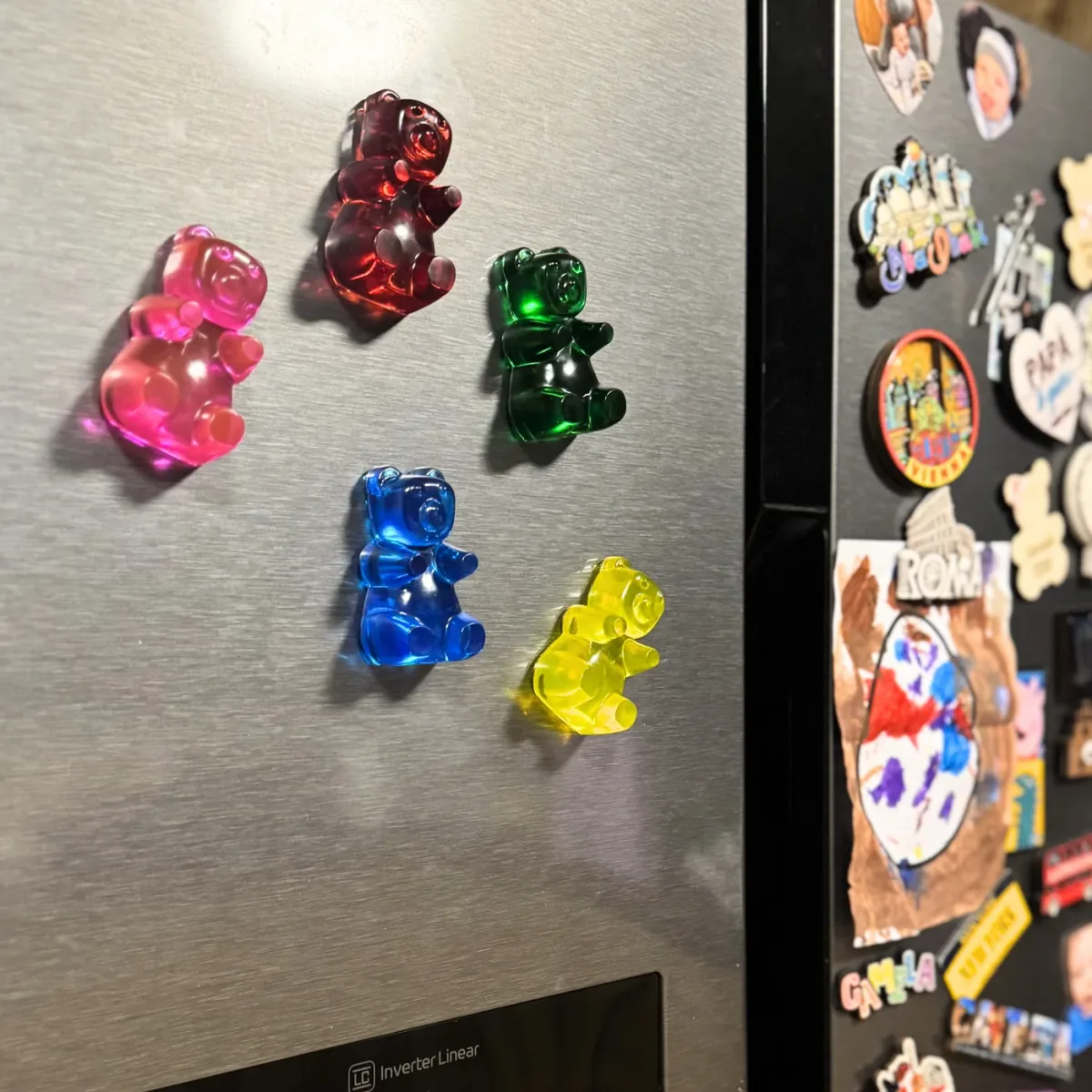 Gummibär-Kühlschrankmagnete aus Kunstharz